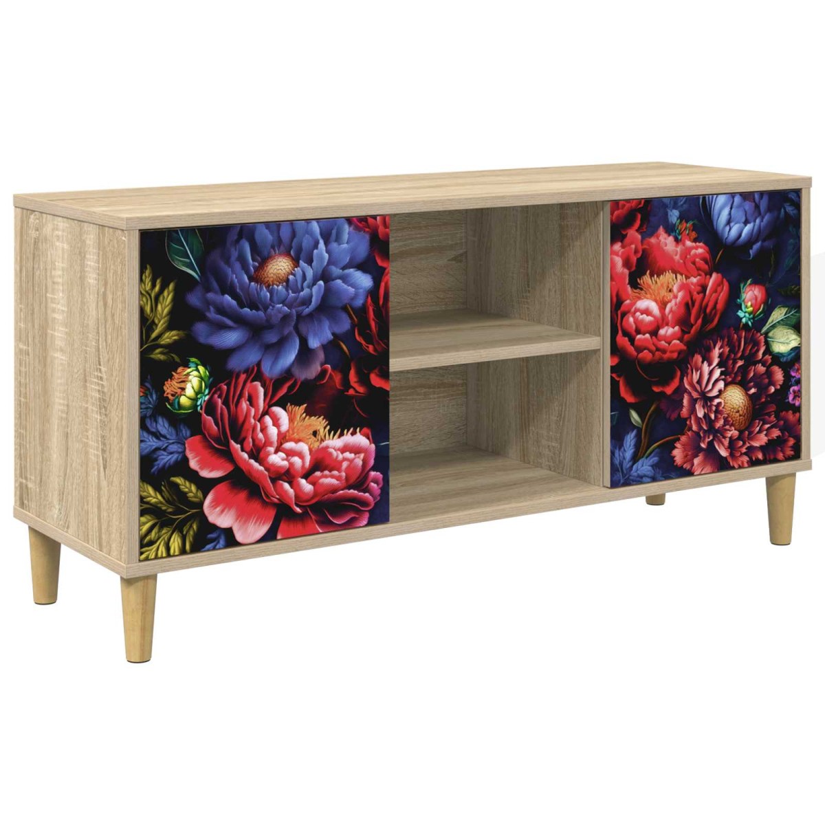 vidaXL Ντουλάπι TV KIEL 102 x 33 x 50 εκ. Sonoma Επεξεργασμένο Ξύλο