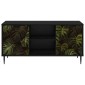 vidaXL Ντουλάπι TV ELBURG 102 x 33 x 51 εκ Μαύρη Δρυς