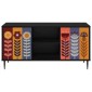 vidaXL Ντουλάπι TV ESSEN 102 x 33 x 51 εκ Μαύρη Δρυς