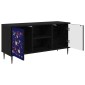 vidaXL Ντουλάπι TV MAINZ 102 x 33 x 51 εκ Μαύρη Δρυς