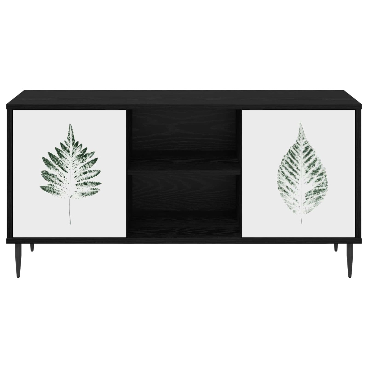 vidaXL Ντουλάπι TV HANAU 102 x 33 x 51 εκ Μαύρη Δρυς
