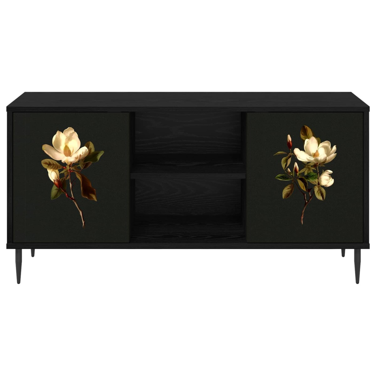 vidaXL Ντουλάπι TV BREMEN 102 x 33 x 51 εκ Μαύρη Δρυς