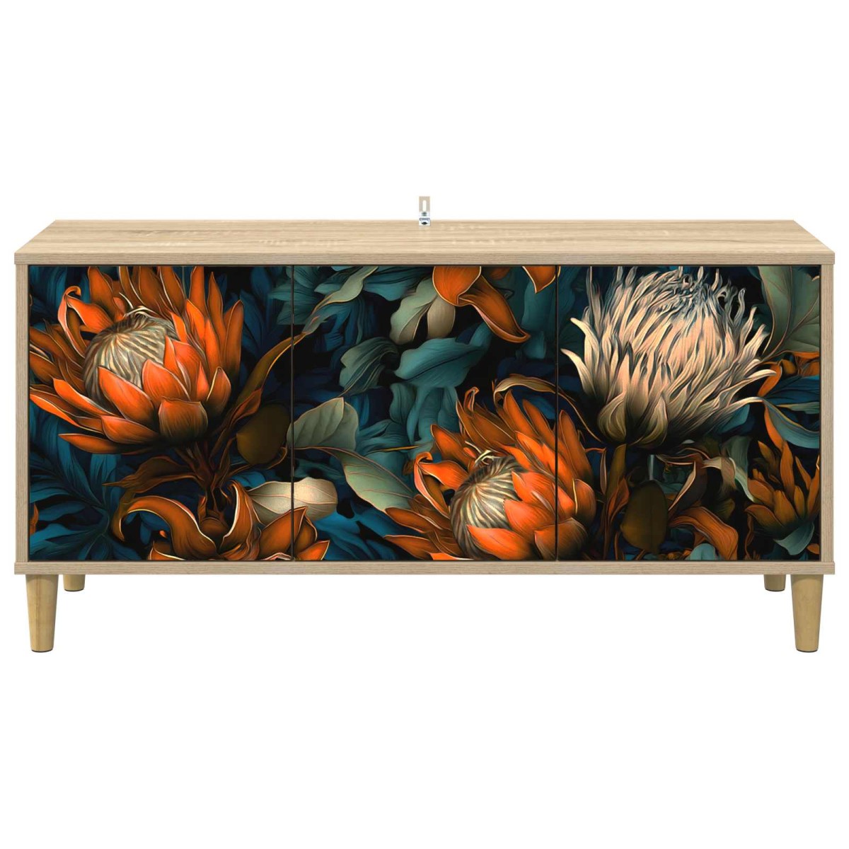 vidaXL Ντουλάπι TV LOCHEM 102 x 33 x 50 εκ. Sonoma Επεξεργασμένο Ξύλο