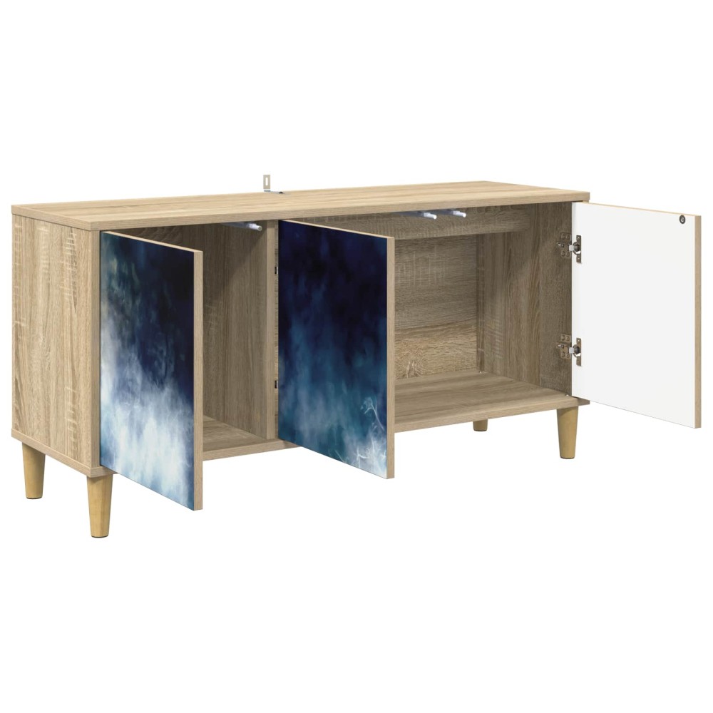 vidaXL Ντουλάπι TV RAALTE 102 x 33 x 50 εκ. Sonoma Επεξεργασμένο Ξύλο