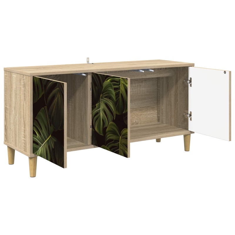 vidaXL Ντουλάπι TV ELBURG 102 x 33 x 50 εκ. Sonoma Επεξεργασμένο Ξύλο