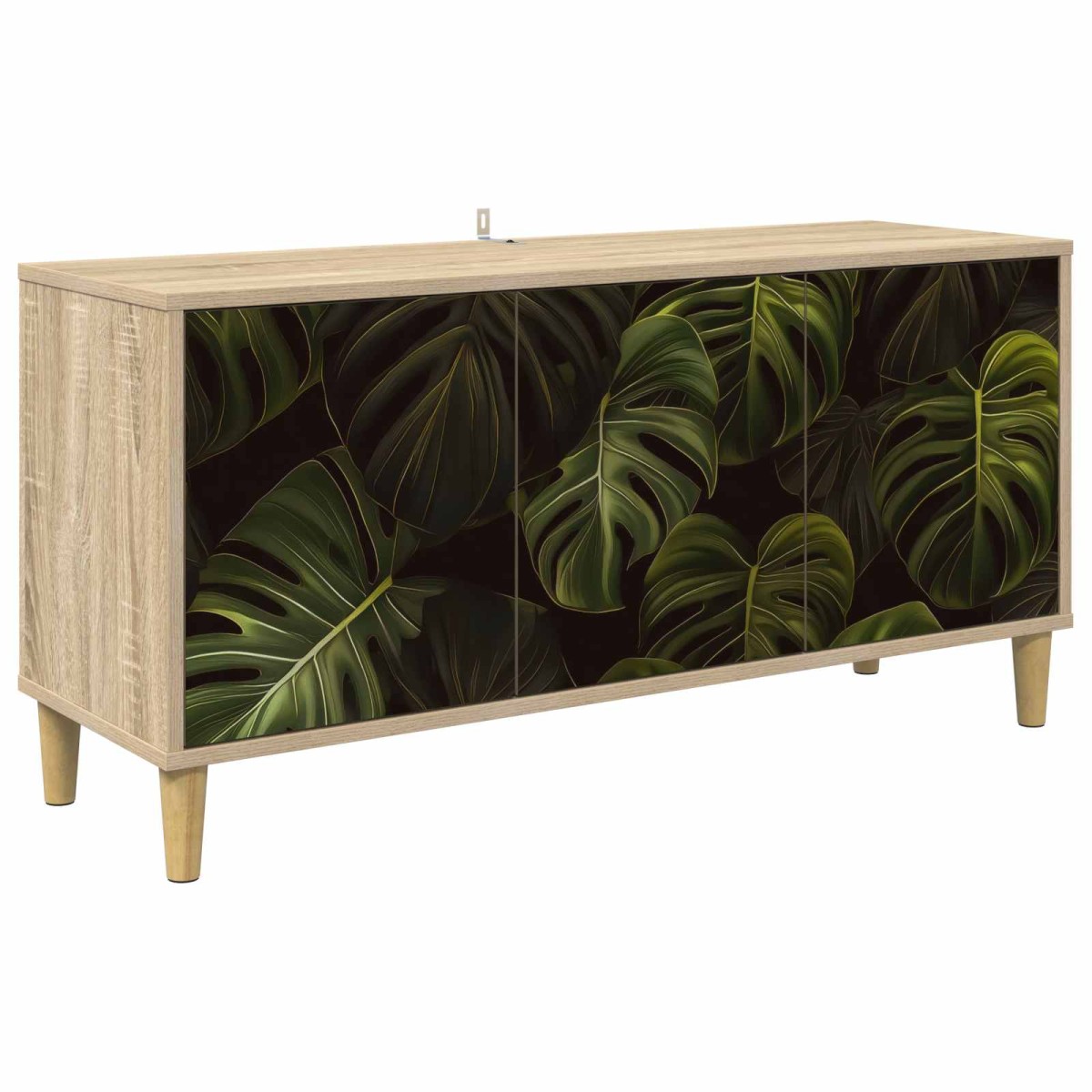 vidaXL Ντουλάπι TV ELBURG 102 x 33 x 50 εκ. Sonoma Επεξεργασμένο Ξύλο