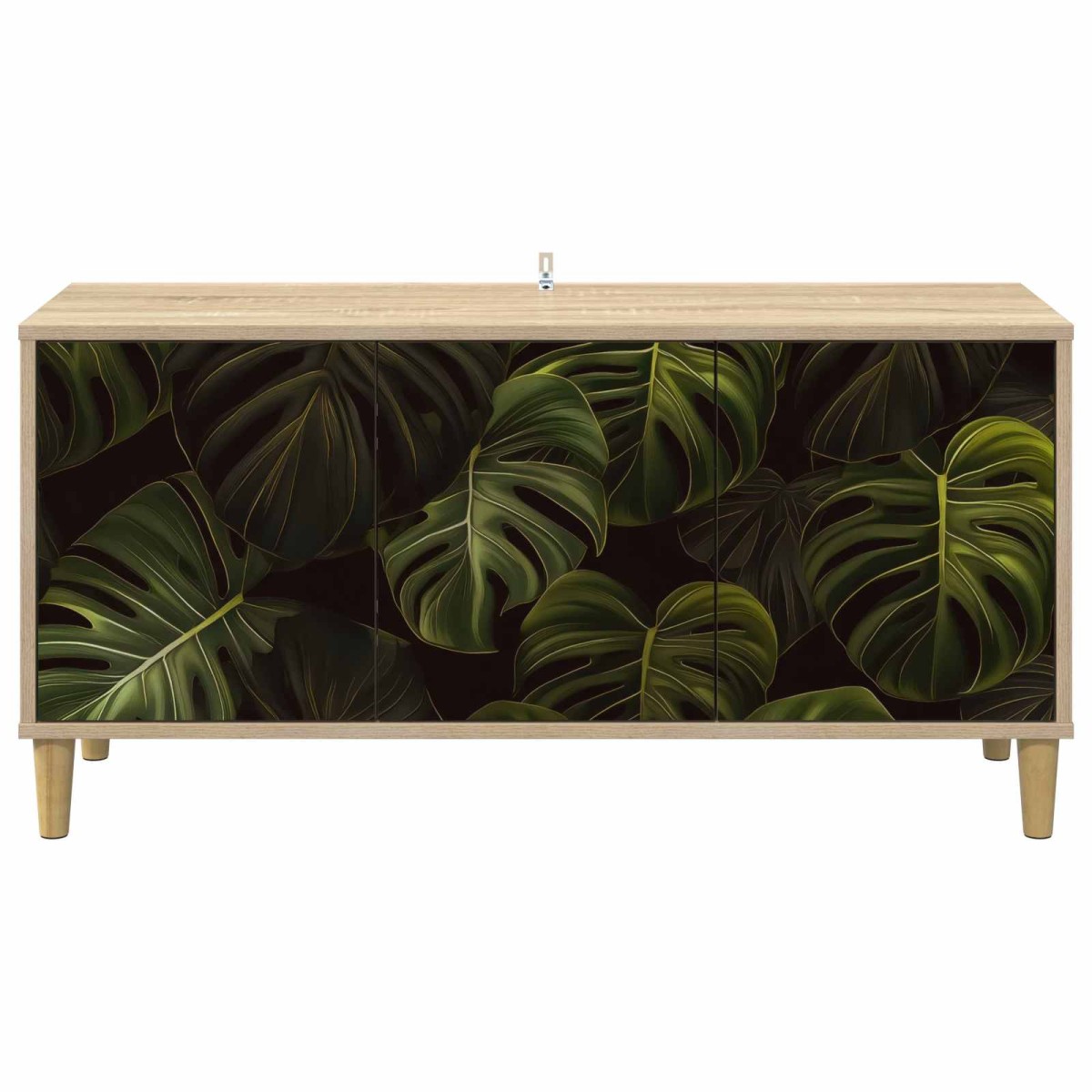 vidaXL Ντουλάπι TV ELBURG 102 x 33 x 50 εκ. Sonoma Επεξεργασμένο Ξύλο