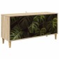 vidaXL Ντουλάπι TV ELBURG 102 x 33 x 50 εκ. Sonoma Επεξεργασμένο Ξύλο