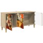 vidaXL Ντουλάπι TV GENNEP 102 x 33 x 50 εκ. Sonoma Επεξεργασμένο Ξύλο