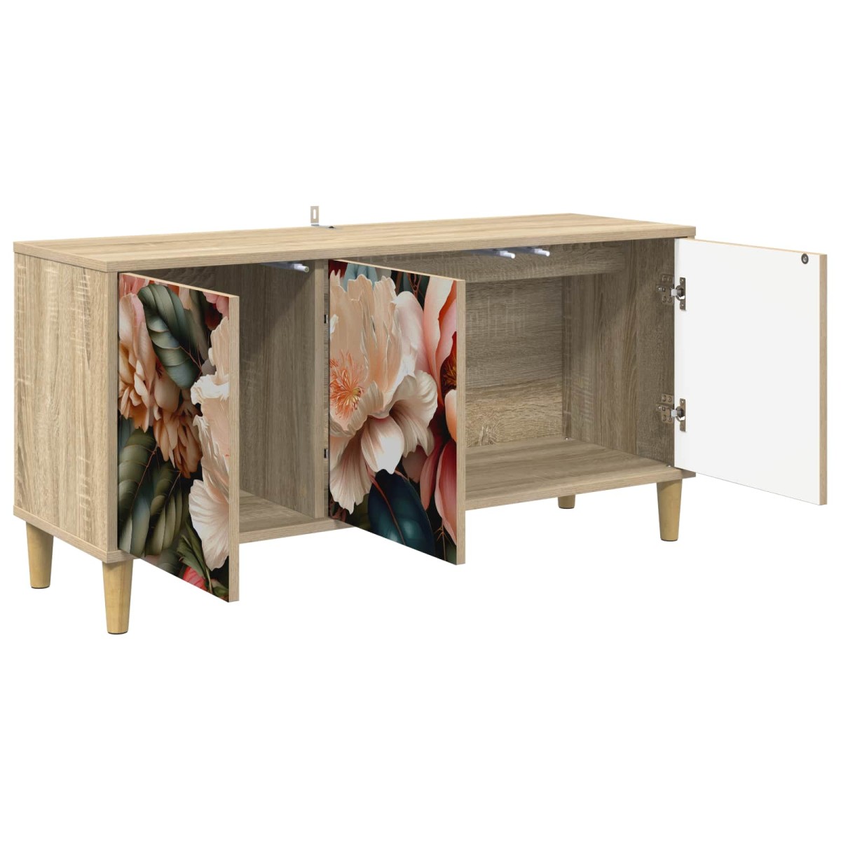 vidaXL Ντουλάπι TV BORNE 102 x 33 x 50 εκ. Sonoma Επεξεργασμένο Ξύλο