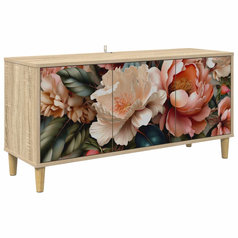 vidaXL Ντουλάπι TV BORNE 102 x 33 x 50 εκ. Sonoma Επεξεργασμένο Ξύλο