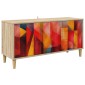 vidaXL Ντουλάπι TV HEESCH 102 x 33 x 50 εκ. Sonoma Επεξεργασμένο Ξύλο