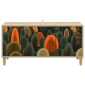 vidaXL Ντουλάπι TV ZAANDAM 102 x 33 x 50 εκ. Sonoma Επεξεργασμένο Ξύλο