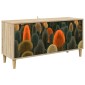 vidaXL Ντουλάπι TV ZAANDAM 102 x 33 x 50 εκ. Sonoma Επεξεργασμένο Ξύλο