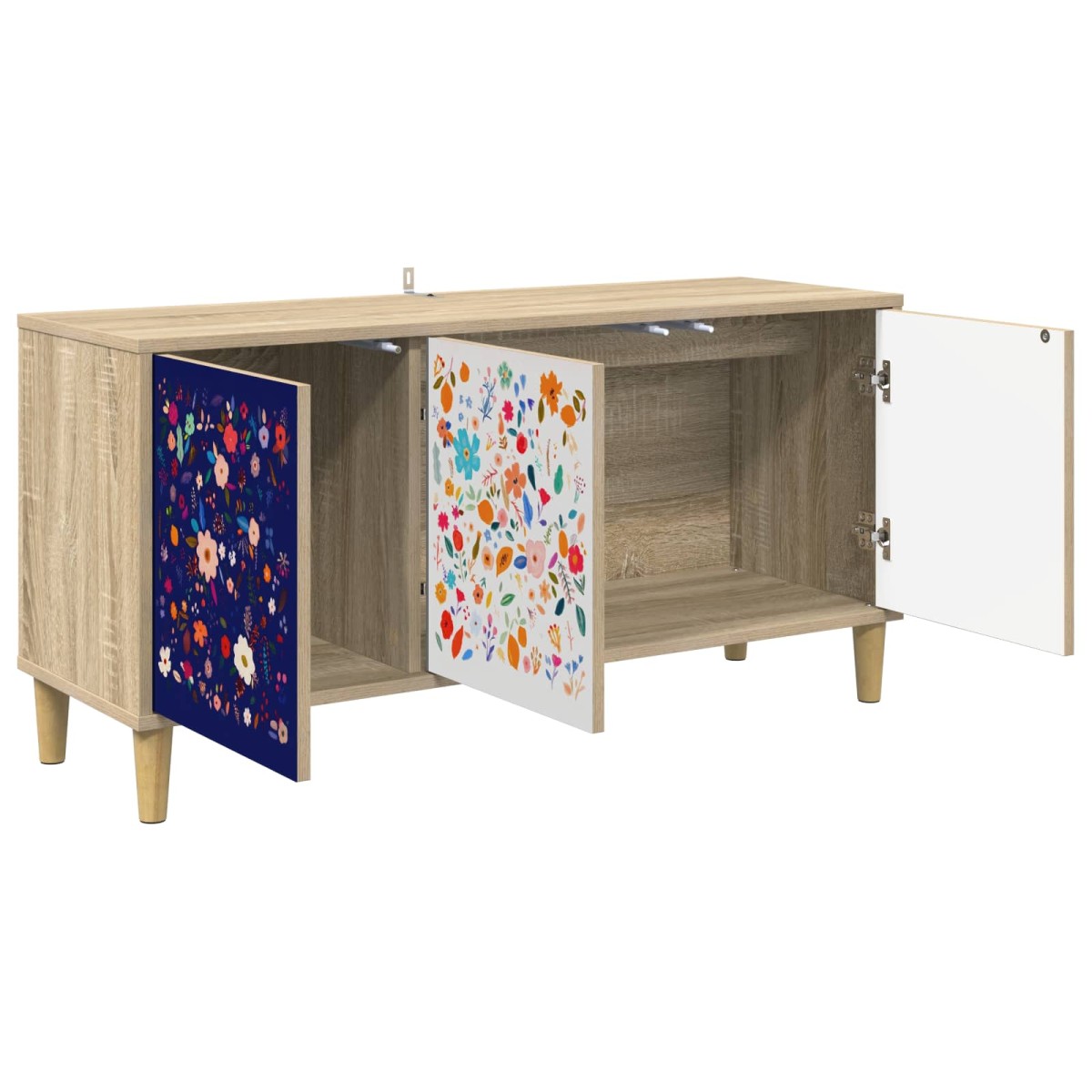vidaXL Ντουλάπι TV MAINZ 102 x 33 x 50 εκ. Sonoma Επεξεργασμένο Ξύλο