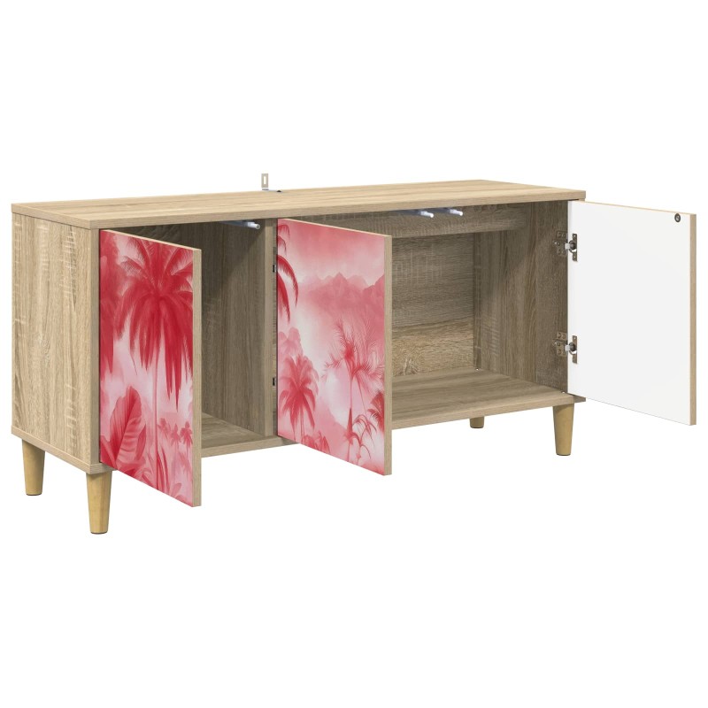 vidaXL Ντουλάπι TV AACHEN 102 x 33 x 50 εκ. Sonoma Επεξεργασμένο Ξύλο