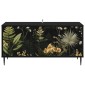 vidaXL Ντουλάπι TV RHENEN 102 x 33 x 51 εκ Μαύρη Δρυς