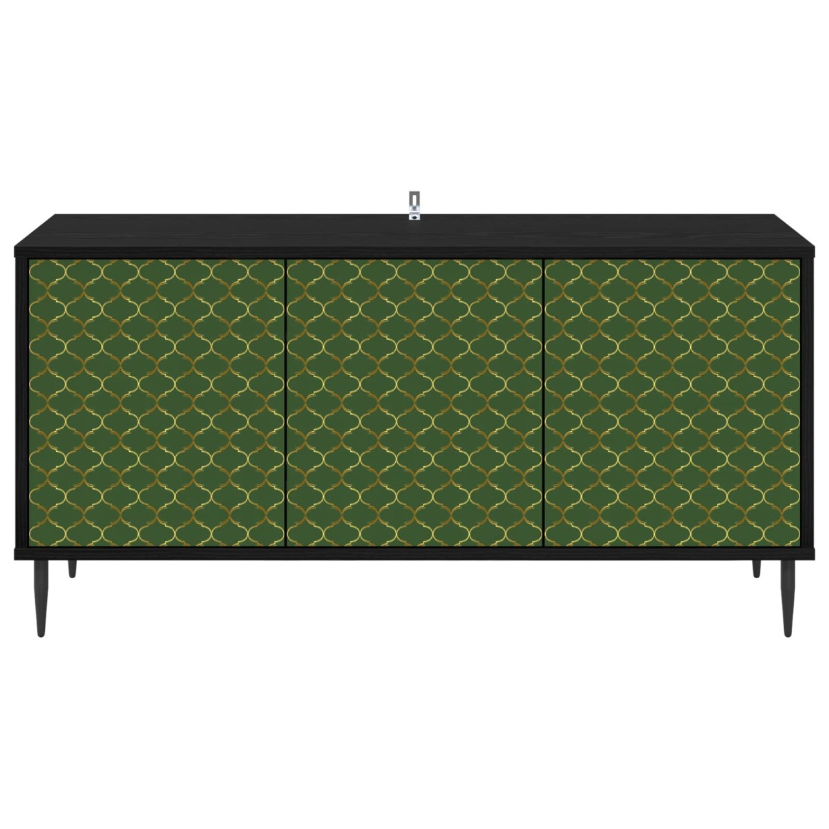 vidaXL Ντουλάπι TV GELEEN 102 x 33 x 51 εκ Μαύρη Δρυς
