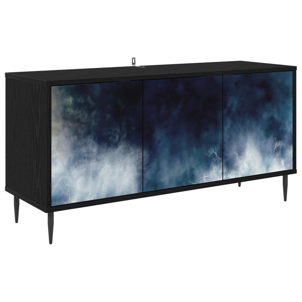 vidaXL Ντουλάπι TV RAALTE 102 x 33 x 51 εκ Μαύρη Δρυς