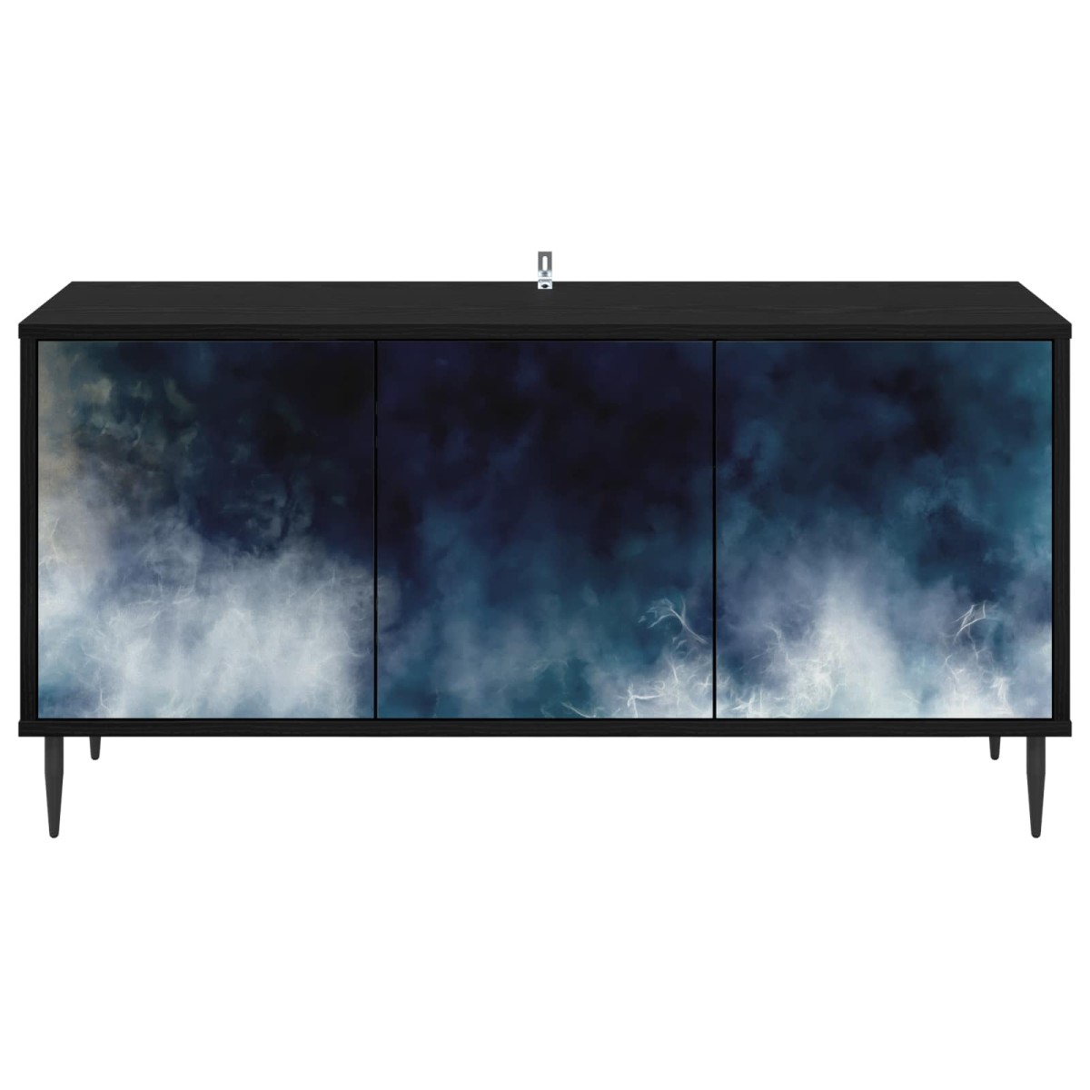vidaXL Ντουλάπι TV RAALTE 102 x 33 x 51 εκ Μαύρη Δρυς