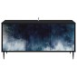 vidaXL Ντουλάπι TV RAALTE 102 x 33 x 51 εκ Μαύρη Δρυς