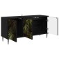 vidaXL Ντουλάπι TV ELBURG 102 x 33 x 51 εκ Μαύρη Δρυς
