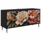 vidaXL Ντουλάπι TV BORNE 102 x 33 x 51 εκ Μαύρη Δρυς