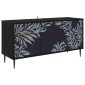 vidaXL Ντουλάπι TV DOKKUM 102 x 33 x 51 εκ Μαύρη Δρυς
