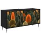 vidaXL Ντουλάπι TV ZAANDAM 102 x 33 x 51 εκ Μαύρη Δρυς