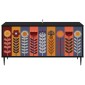 vidaXL Ντουλάπι TV ESSEN 102 x 33 x 51 εκ Μαύρη Δρυς