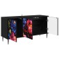 vidaXL Ντουλάπι TV KIEL 102 x 33 x 51 εκ Μαύρη Δρυς Επεξεργασμένο Ξύλο