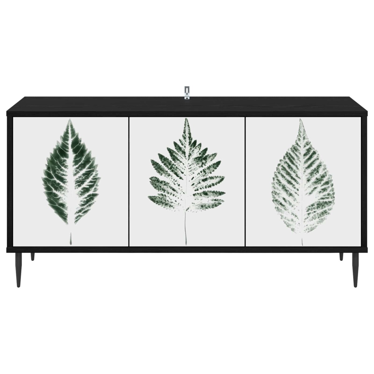 vidaXL Ντουλάπι TV HANAU 102 x 33 x 51 εκ Μαύρη Δρυς