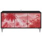 vidaXL Ντουλάπι TV AACHEN 102 x 33 x 51 εκ Μαύρη Δρυς