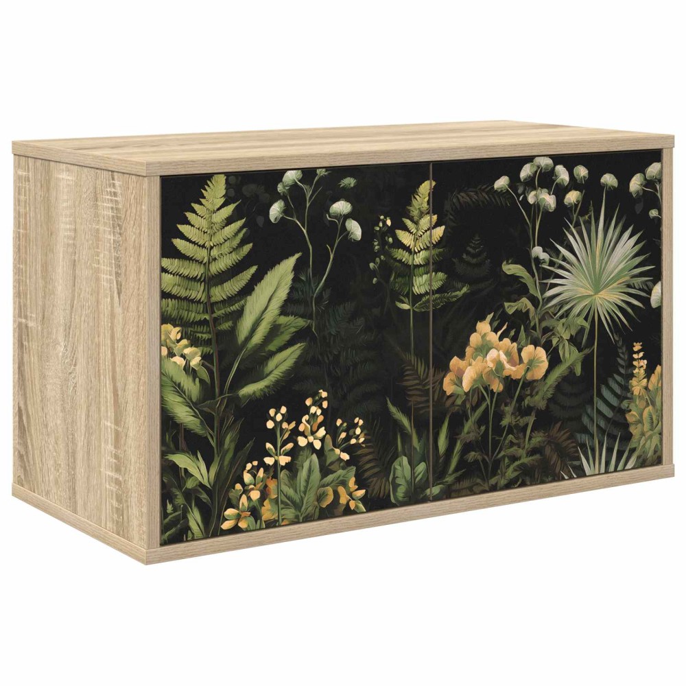 vidaXL Κρεμαστός θρανίο τηλεόρασης RHENEN 69 x 33 x 40 εκ Sonoma Δρυς
