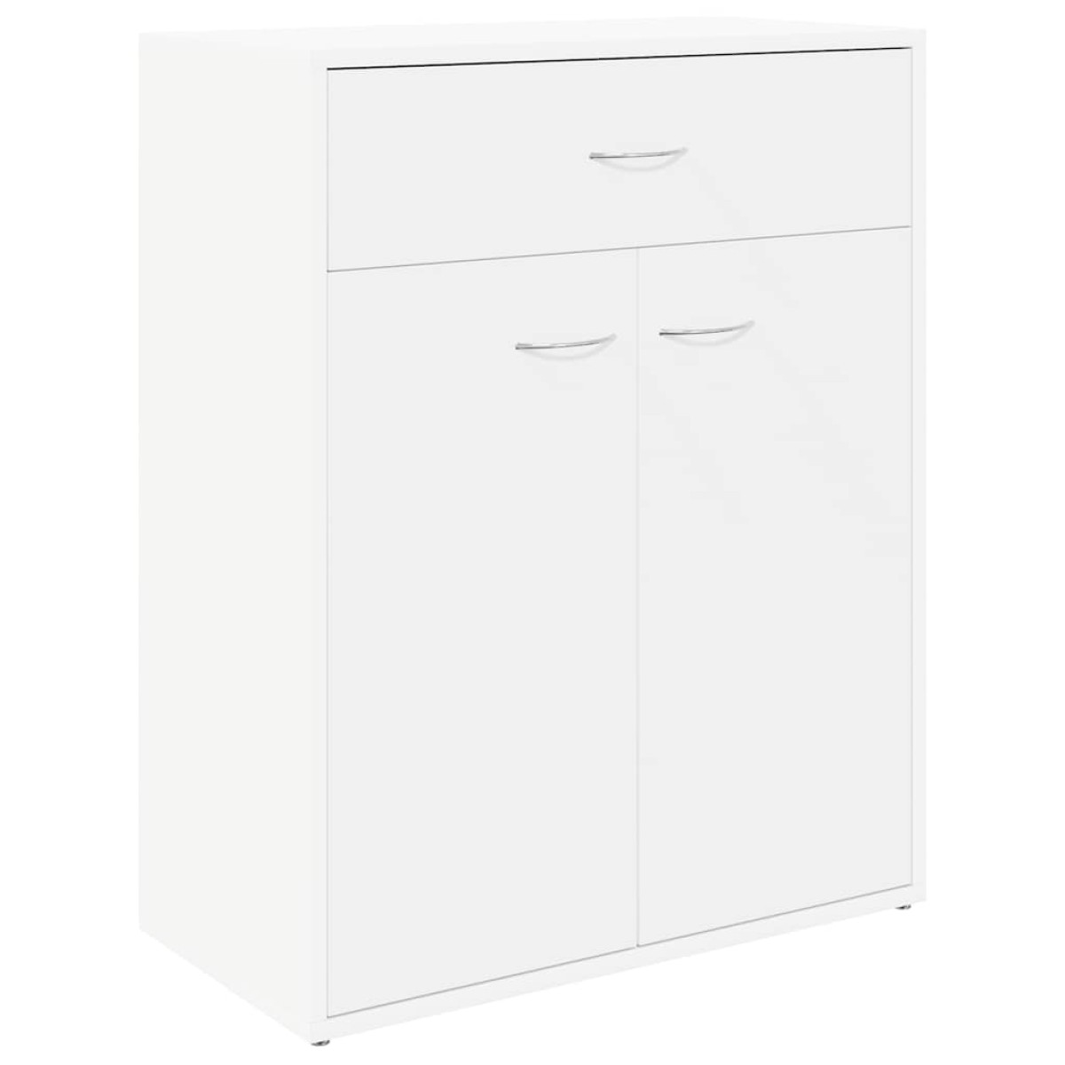 vidaXL Ντουλάπι Λευκό 60 x 30 x 75 εκ. από Μοριοσανίδα
