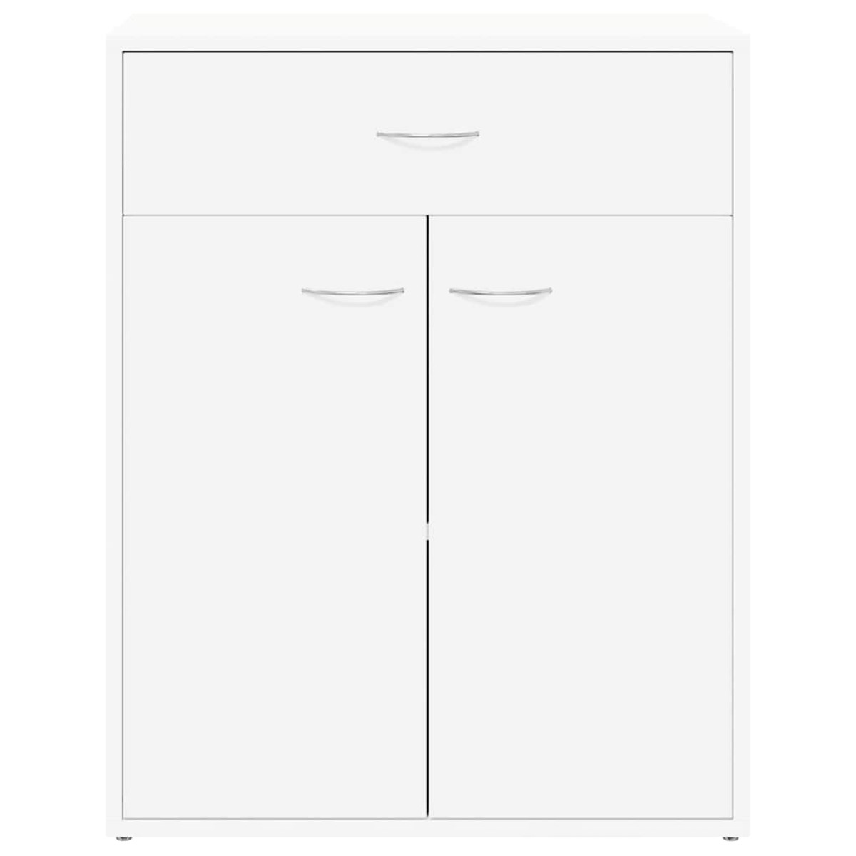 vidaXL Ντουλάπι Λευκό 60 x 30 x 75 εκ. από Μοριοσανίδα