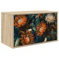 vidaXL Κρεμαστός θρανίο τηλεόρασης LOCHEM 69 x 33 x 40 εκ Sonoma Δρυς