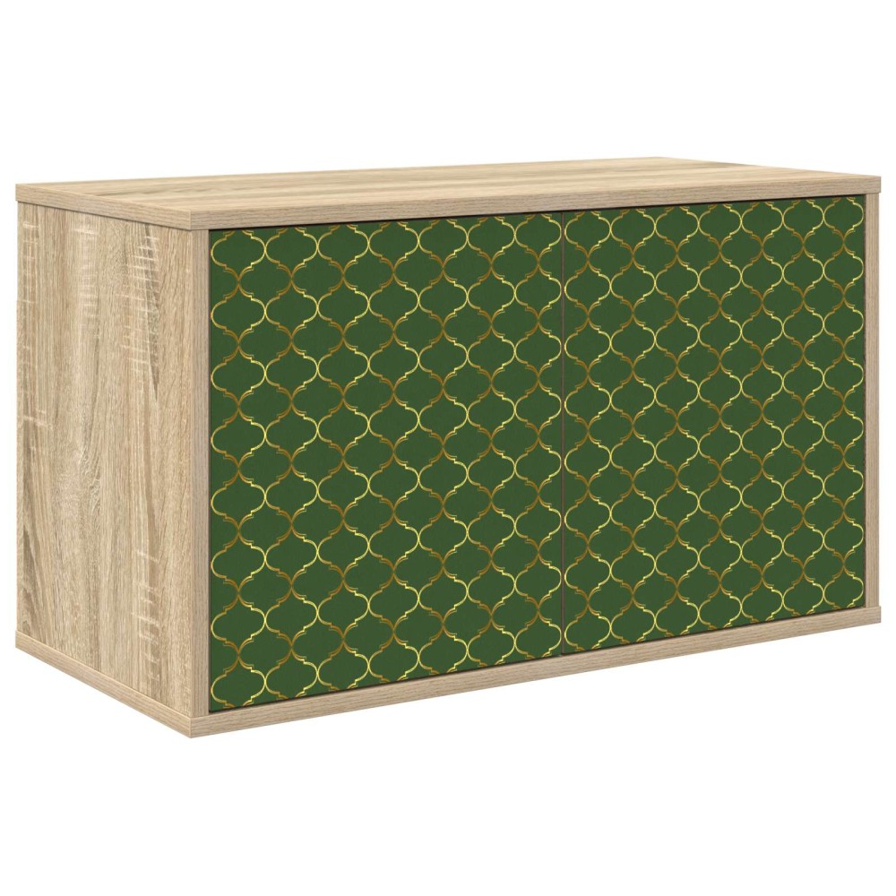 vidaXL Κρεμαστός θρανίο τηλεόρασης GELEEN 69 x 33 x 40 εκ Sonoma Δρυς