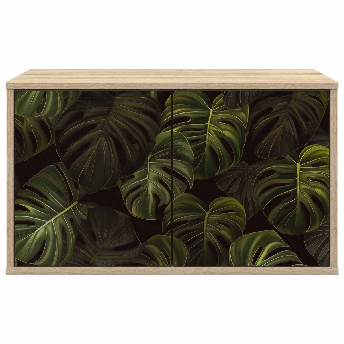vidaXL Κρεμαστός θρανίο τηλεόρασης ELBURG 69 x 33 x 40 εκ Sonoma Δρυς
