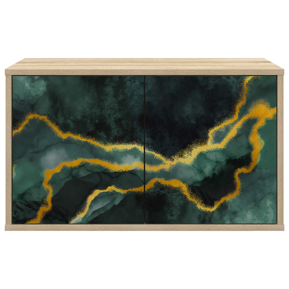 vidaXL Κρεμαστός θρανίο τηλεόρασης WIJHE 69 x 33 x 40 εκ Sonoma Δρυς