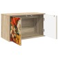 vidaXL Κρεμαστός θρανίο τηλεόρασης GENNEP 69 x 33 x 40 εκ Sonoma Δρυς