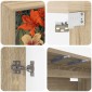 vidaXL Κρεμαστός θρανίο τηλεόρασης GENNEP 69 x 33 x 40 εκ Sonoma Δρυς