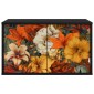 vidaXL Κρεμαστός θρανίο τηλεόρασης GENNEP 69 x 33 x 40 εκ Μαύρη Δρυς