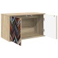 vidaXL Κρεμαστός θρανίο τηλεόρασης OMMEN 69 x 33 x 40 εκ Sonoma Δρυς