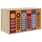 vidaXL Κρεμαστός θρανίο τηλεόρασης ESSEN 69 x 33 x 40 εκ Sonoma Δρυς