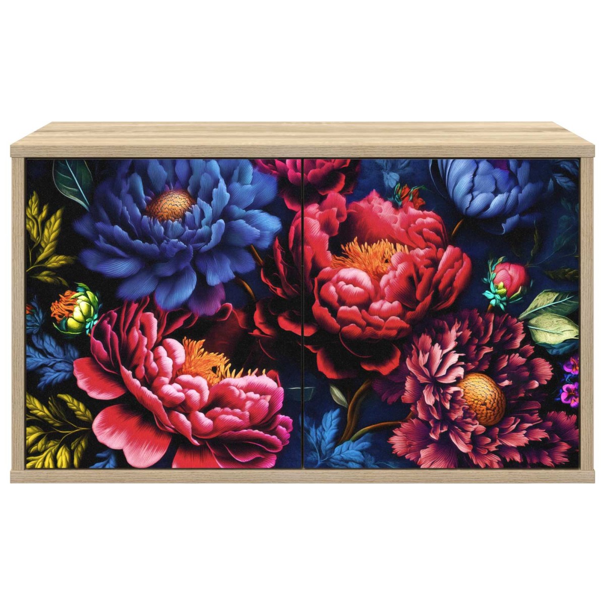 vidaXL Κρεμαστός θρανίο τηλεόρασης KIEL 69 x 33 x 40 εκ Sonoma Δρυς