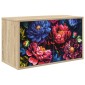vidaXL Κρεμαστός θρανίο τηλεόρασης KIEL 69 x 33 x 40 εκ Sonoma Δρυς