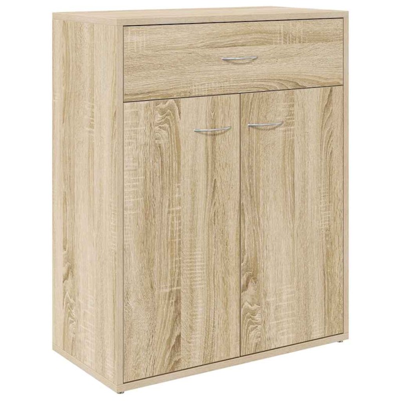 vidaXL Ντουλάπι Sonoma Δρυς 60 x 30 x 75 εκ. από Επεξ. Ξύλο