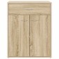 vidaXL Ντουλάπι Sonoma Δρυς 60 x 30 x 75 εκ. από Μοριοσανίδα