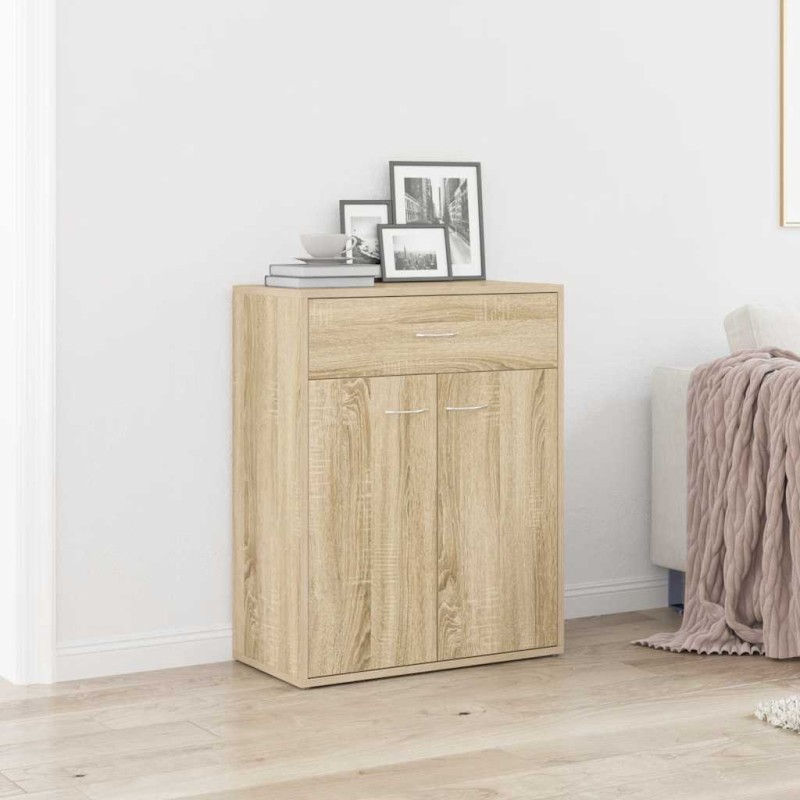 vidaXL Ντουλάπι Sonoma Δρυς 60 x 30 x 75 εκ. από Επεξ. Ξύλο